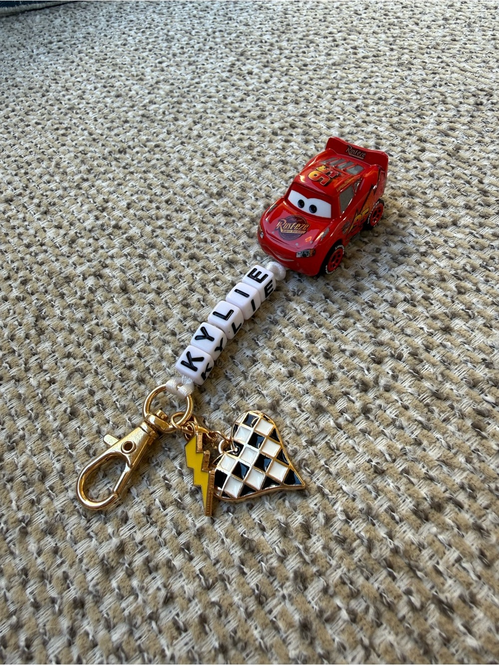 Cars Inspired Customizable Keychain